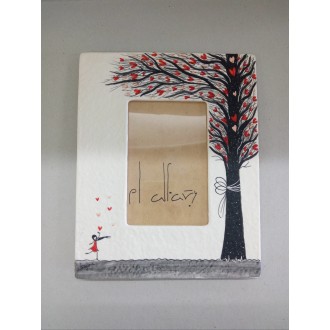 PORTAFOTO ARBOL CORAZONES VERTICAL