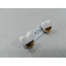 PENDIENTES DE CORAZÓN BLANCO/ORO