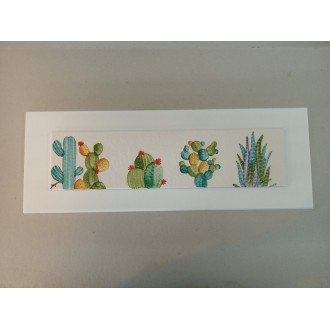 Cuadro cactus largo