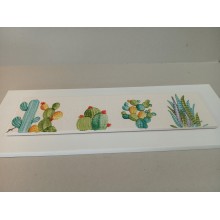 Cuadro cactus largo