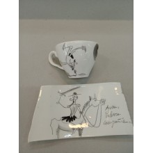 Taza de café + bandeja Don quijote