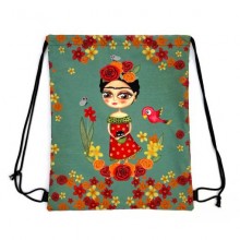 Mochila de tela Frida